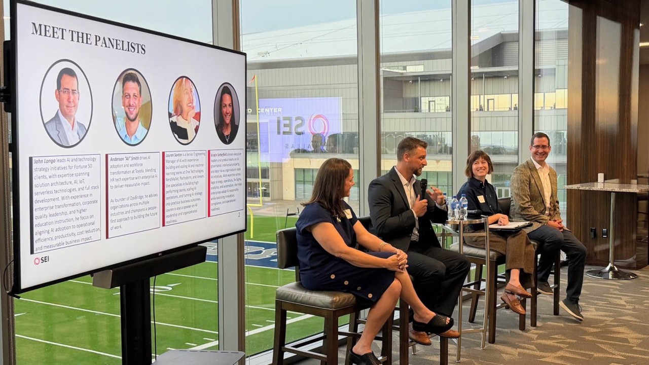 Lauren Saxton on The AI-Ready Organization panel